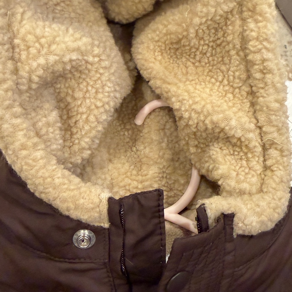 GAP Brown Puffer Kids One Piece Snowsuit - Picture 5 of 9